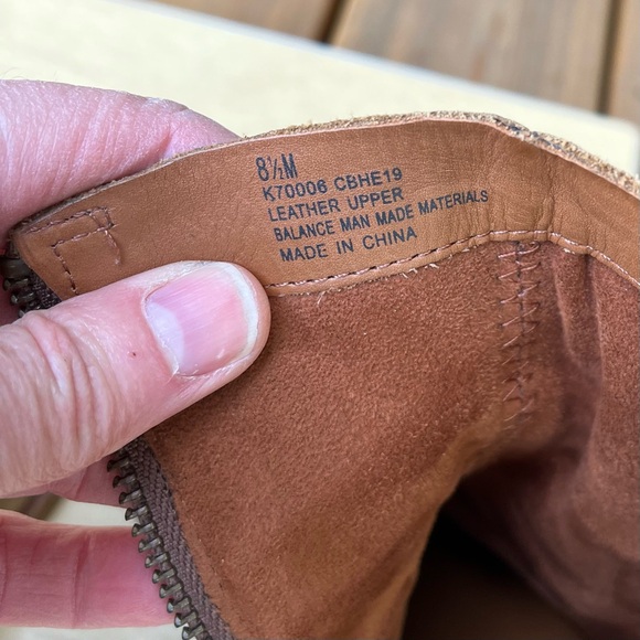 Kork-Ease Cherna Back Tie Stacked Heel Boot In Brown Leather Sz 8.5 - Picture 4 of 16